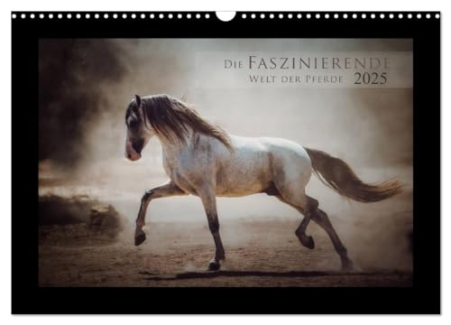 Die Faszinierende Welt der Pferde (Wandkalender 2025 DIN A3 quer), CALVENDO Monatskalender von CALVENDO