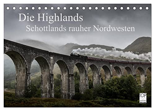 Die Highlands - Schottlands rauher Nordwesten (Tischkalender 2025 DIN A5 quer), CALVENDO Monatskalender von CALVENDO