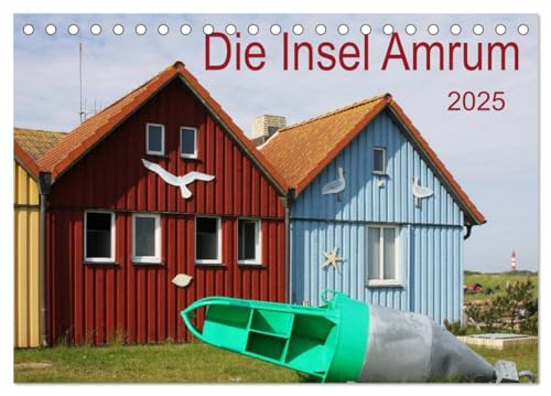 Die Insel Amrum (Tischkalender 2025 DIN A5 quer), CALVENDO Monatskalender von CALVENDO