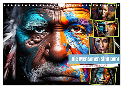 Die Menschen sind bunt (Wandkalender 2025 DIN A4 quer), CALVENDO Monatskalender von CALVENDO