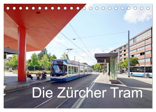 Die Zürcher Tram (Tischkalender 2025 DIN A5 quer), CALVENDO Monatskalender von CALVENDO