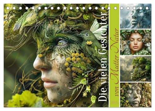 Die vielen Gesichter von Mutter Natur (Tischkalender 2025 DIN A5 quer), CALVENDO Monatskalender von CALVENDO
