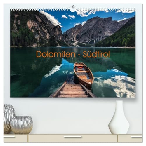 Dolomiten - Südtirol (hochwertiger Premium Wandkalender 2026 DIN A2 quer), Kunstdruck in Hochglanz: Die Dolomiten - Faszinierende Landschaften in Südtirol (CALVENDO Natur) von Calvendo