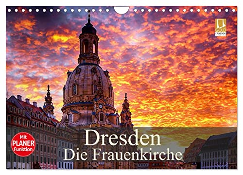 Dresden - Die Frauenkirche (Wandkalender 2025 DIN A4 quer), CALVENDO Monatskalender von CALVENDO