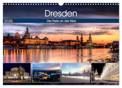 Dresden Die Perle an der Elbe (Wandkalender 2026 DIN A3 quer), CALVENDO Monatskalender von CALVENDO