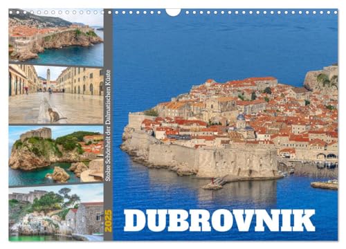 Dubrovnik - Stolze Schönheit der Dalmatischen Küste (Wandkalender 2025 DIN A3 quer), CALVENDO Monatskalender von CALVENDO