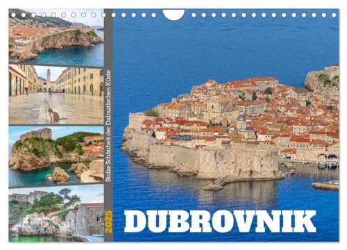 Dubrovnik - Stolze Schönheit der Dalmatischen Küste (Wandkalender 2025 DIN A4 quer), CALVENDO Monatskalender von CALVENDO