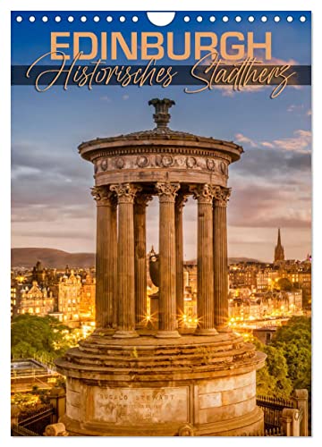 EDINBURGH Historisches Stadtherz (Wandkalender 2025 DIN A4 hoch), CALVENDO Monatskalender von CALVENDO