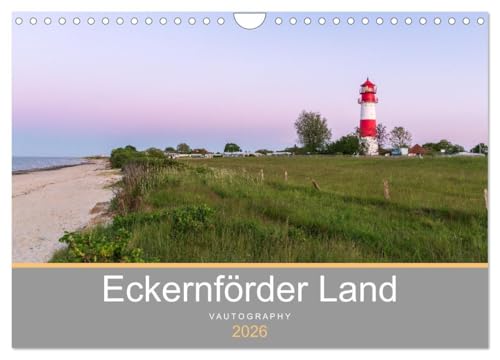 Eckernförder Land (Wandkalender 2026 DIN A4 quer), CALVENDO Monatskalender: Die kleine Hafenstadt an der Ostsee (CALVENDO Orte) von Calvendo