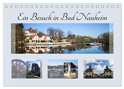 Ein Besuch in Bad Nauheim (Tischkalender 2025 DIN A5 quer), CALVENDO Monatskalender von CALVENDO