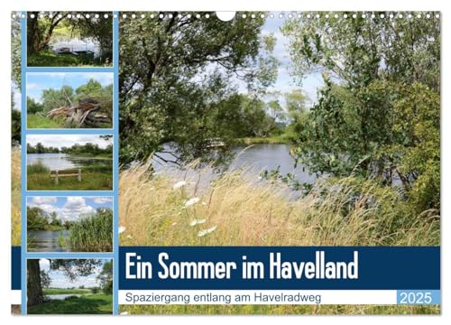 Ein Sommer im Havelland - Spaziergang entlang am Havelradweg (Wandkalender 2025 DIN A3 quer), CALVENDO Monatskalender von CALVENDO