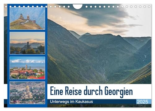 Eine Reise durch Georgien (Wandkalender 2025 DIN A4 quer), CALVENDO Monatskalender von CALVENDO