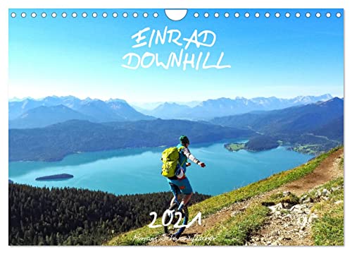 Einrad Downhill (Wandkalender 2025 DIN A4 quer), CALVENDO Monatskalender von CALVENDO