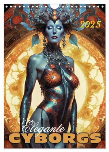 Elegante Cyborgs (Wandkalender 2025 DIN A4 hoch), CALVENDO Monatskalender von CALVENDO