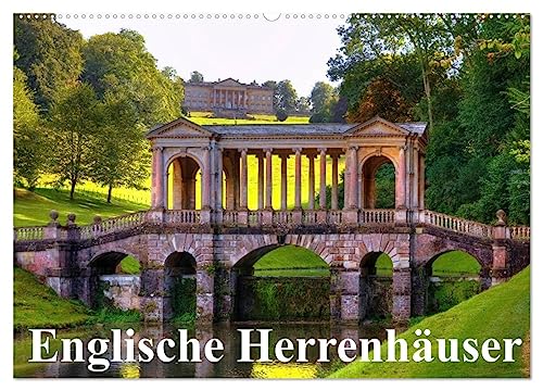 Englische Herrenhäuser (Wandkalender 2025 DIN A2 quer), CALVENDO Monatskalender von CALVENDO