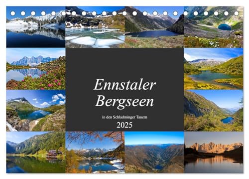 Ennstaler Bergseen in den Schladminger Tauern (Tischkalender 2025 DIN A5 quer), CALVENDO Monatskalender von CALVENDO