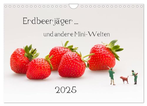 Erdbeerjäger ... und andere Mini-Welten (Wandkalender 2025 DIN A4 quer), CALVENDO Monatskalender von CALVENDO