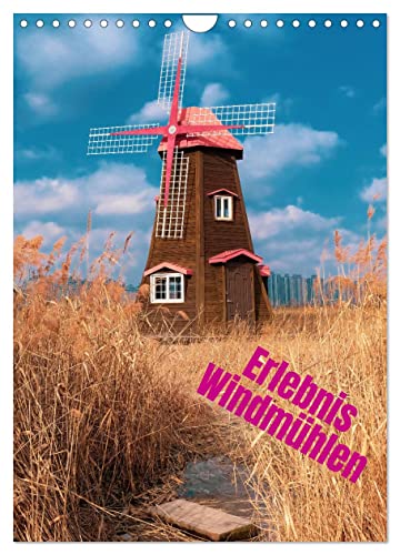 Erlebnis Windmühle (Wandkalender 2025 DIN A4 hoch), CALVENDO Monatskalender von CALVENDO