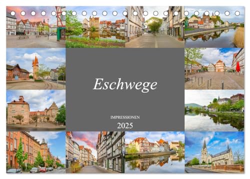 Eschwege Impressionen (Tischkalender 2025 DIN A5 quer), CALVENDO Monatskalender von CALVENDO