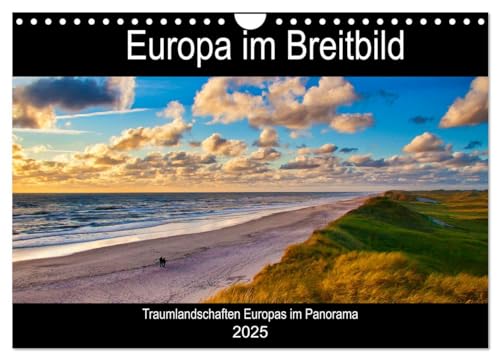 Europa im Breitbild (Wandkalender 2025 DIN A4 quer), CALVENDO Monatskalender von CALVENDO