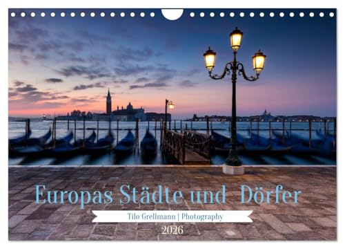Europas Städte und Dörfer (Wandkalender 2026 DIN A4 quer), CALVENDO Monatskalender von CALVENDO
