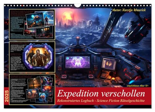 Expedition verschollen (Wandkalender 2025 DIN A3 quer), CALVENDO Monatskalender von CALVENDO