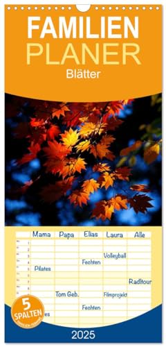 Familienplaner 2025 - Blätter mit 5 Spalten (Wandkalender, 21 cm x 45 cm), CALVENDO von CALVENDO
