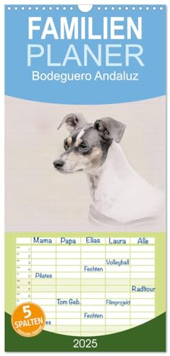 Familienplaner 2025 - Bodeguero Andaluz 2025 mit 5 Spalten (Wandkalender, 21 cm x 45 cm), CALVENDO