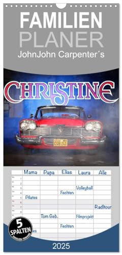 Familienplaner 2025 - John Carpenter´s Christine mit 5 Spalten (Wandkalender, 21 cm x 45 cm), CALVENDO von CALVENDO