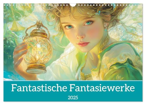 Fantastische Fantasiewerke (Wandkalender 2025 DIN A3 quer), CALVENDO Monatskalender von CALVENDO