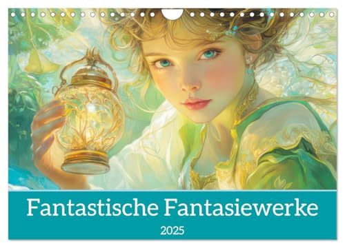 Fantastische Fantasiewerke (Wandkalender 2025 DIN A4 quer), CALVENDO Monatskalender von CALVENDO