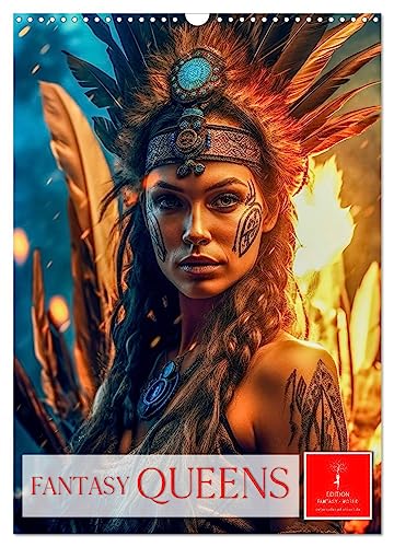 Fantasy Queens (Wandkalender 2025 DIN A3 hoch), CALVENDO Monatskalender von CALVENDO