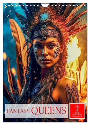Fantasy Queens (Wandkalender 2025 DIN A4 hoch), CALVENDO Monatskalender von CALVENDO