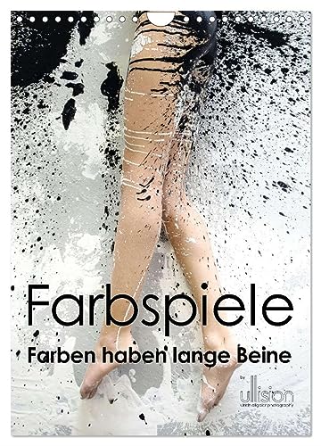 Farbspiele – Farben haben lange Beine (Wandkalender 2025 DIN A4 hoch), CALVENDO Monatskalender von CALVENDO