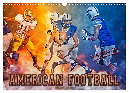 Faszination American Football (Wandkalender 2025 DIN A3 quer), CALVENDO Monatskalender von CALVENDO