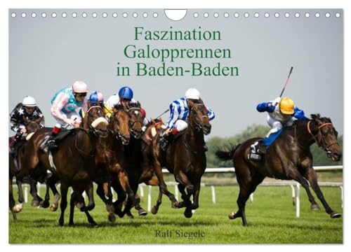 Faszination Galopprennen in Baden-Baden (Wandkalender 2025 DIN A4 quer), CALVENDO Monatskalender von CALVENDO
