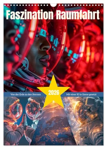 Faszination Raumfahrt (Wandkalender 2026 DIN A3 hoch), CALVENDO Monatskalender von CALVENDO