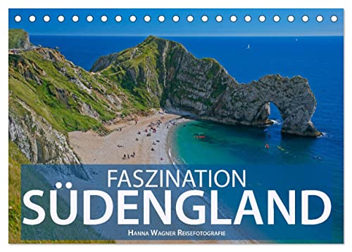 Faszination Südengland (Tischkalender 2025 DIN A5 quer), CALVENDO Monatskalender von CALVENDO