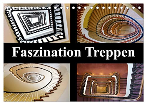 Faszination Treppen (Tischkalender 2025 DIN A5 quer), CALVENDO Monatskalender von CALVENDO