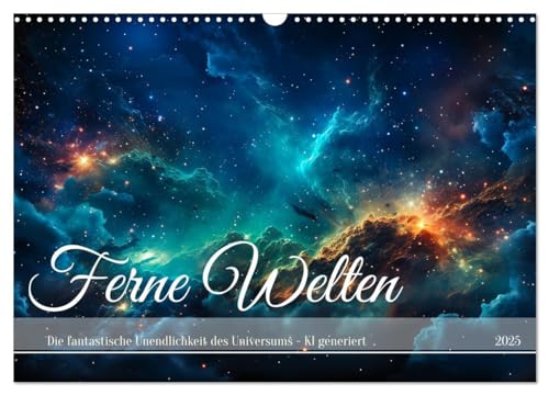 Ferne Welten (Wandkalender 2025 DIN A3 quer), CALVENDO Monatskalender von CALVENDO