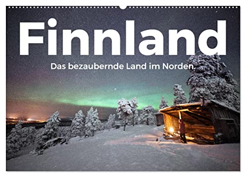 Finnland - Das bezaubernde Land im Norden. (Wandkalender 2025 DIN A2 quer), CALVENDO Monatskalender von CALVENDO