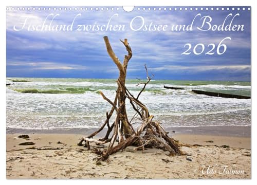 Fischland zwischen Ostsee und Bodden (Wandkalender 2026 DIN A3 quer), CALVENDO Monatskalender von CALVENDO
