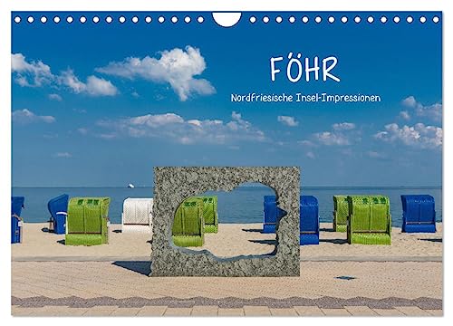 Föhr - Nordfriesische Insel Impressionen (Wandkalender 2025 DIN A4 quer), CALVENDO Monatskalender