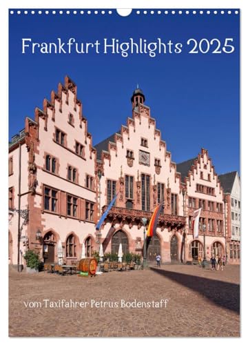 Frankfurt Highlights (Wandkalender 2025 DIN A3 hoch), CALVENDO Monatskalender von CALVENDO