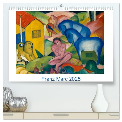 Franz Marc 2025 (hochwertiger Premium Wandkalender 2025 DIN A2 quer), Kunstdruck in Hochglanz von CALVENDO