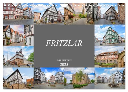 Fritzlar Impressionen (Wandkalender 2025 DIN A4 quer), CALVENDO Monatskalender von CALVENDO