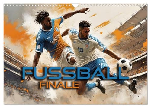 Fußball - Finale (Wandkalender 2025 DIN A3 quer), CALVENDO Monatskalender von CALVENDO