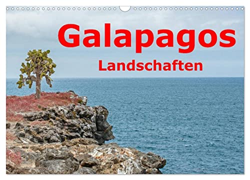 Galapagos- Landschaften (Wandkalender 2025 DIN A3 quer), CALVENDO Monatskalender von CALVENDO
