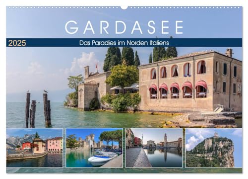 Gardasee, das Paradies im Norden Italiens (Wandkalender 2025 DIN A2 quer), CALVENDO Monatskalender von CALVENDO