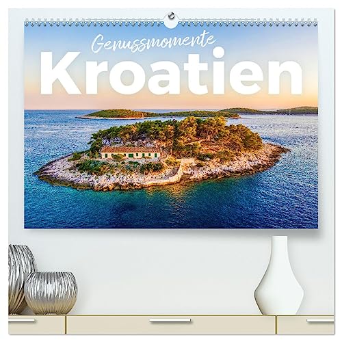Genussmomente Kroatien (hochwertiger Premium Wandkalender 2025 DIN A2 quer), Kunstdruck in Hochglanz von CALVENDO